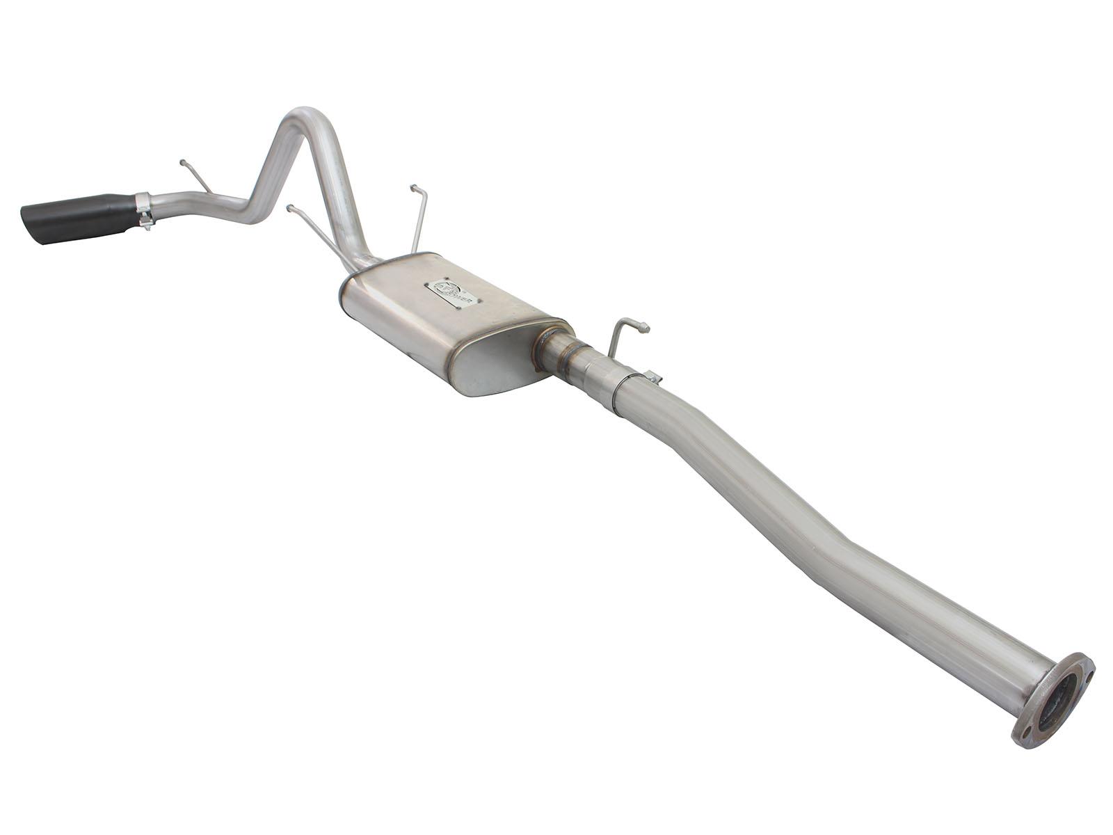 AFE MACH Force-Xp 2-1/2in 409 Stainless Steel Cat-Back Exhaust System w/Black Tip (2013-2015 Tacoma) - 49-46024-B
