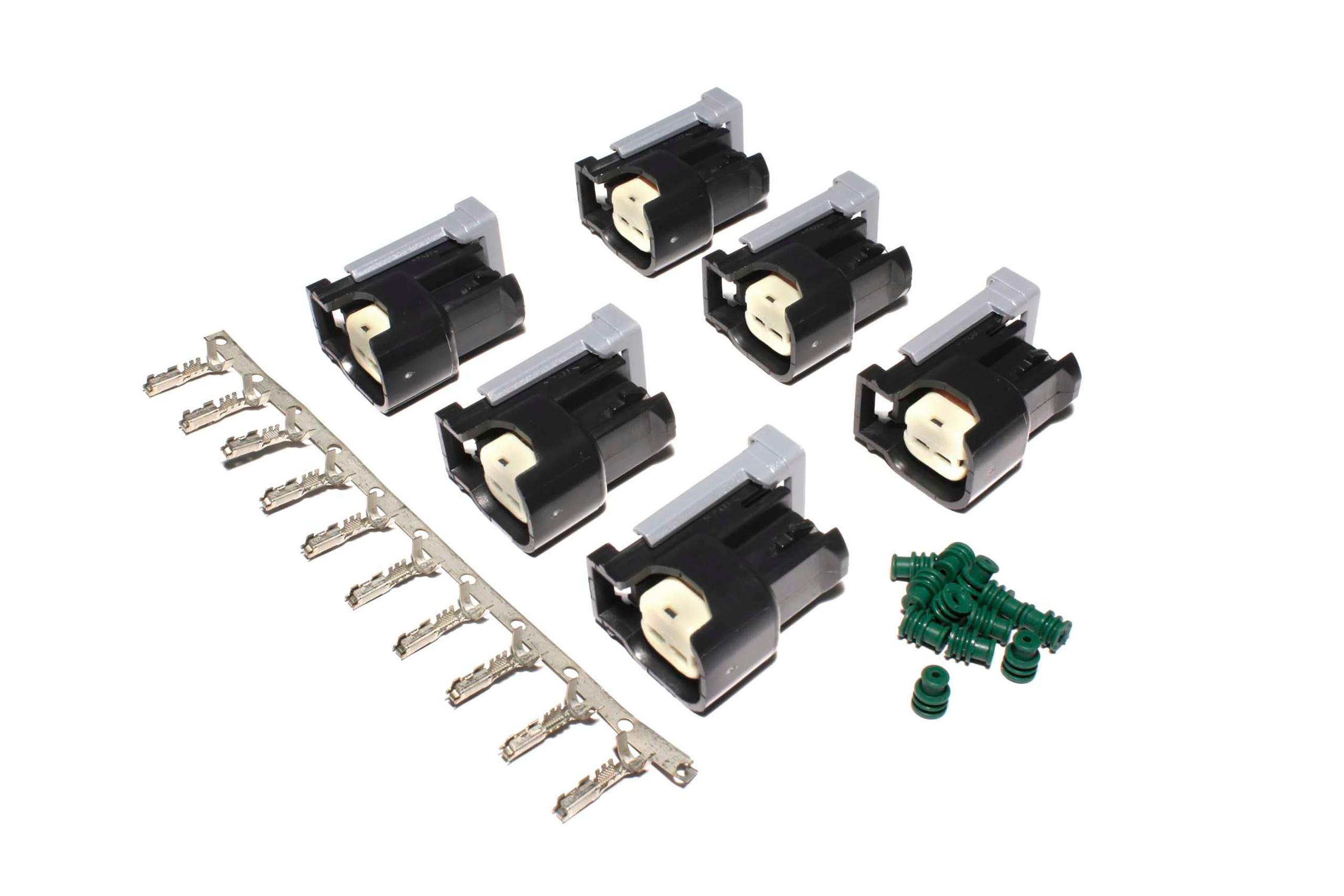 FAST Uscar/Ev6 Fuel Injector Connector - Set Of 6 - 170600-6