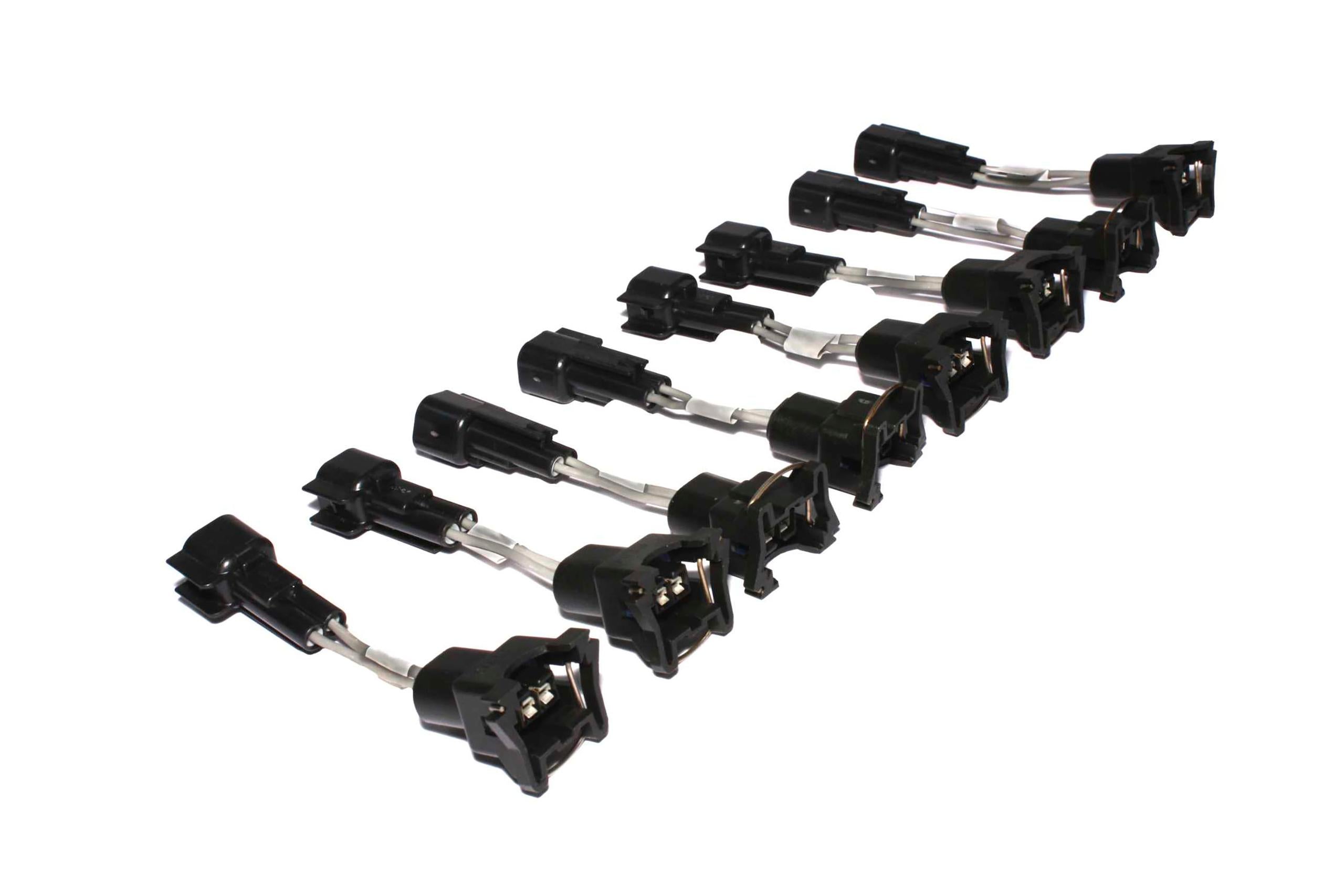FAST Minitimer/Ev1 Injector To Uscar/Ev6 Connector Adapter Pigtail - Set Of 8 - 170603-8