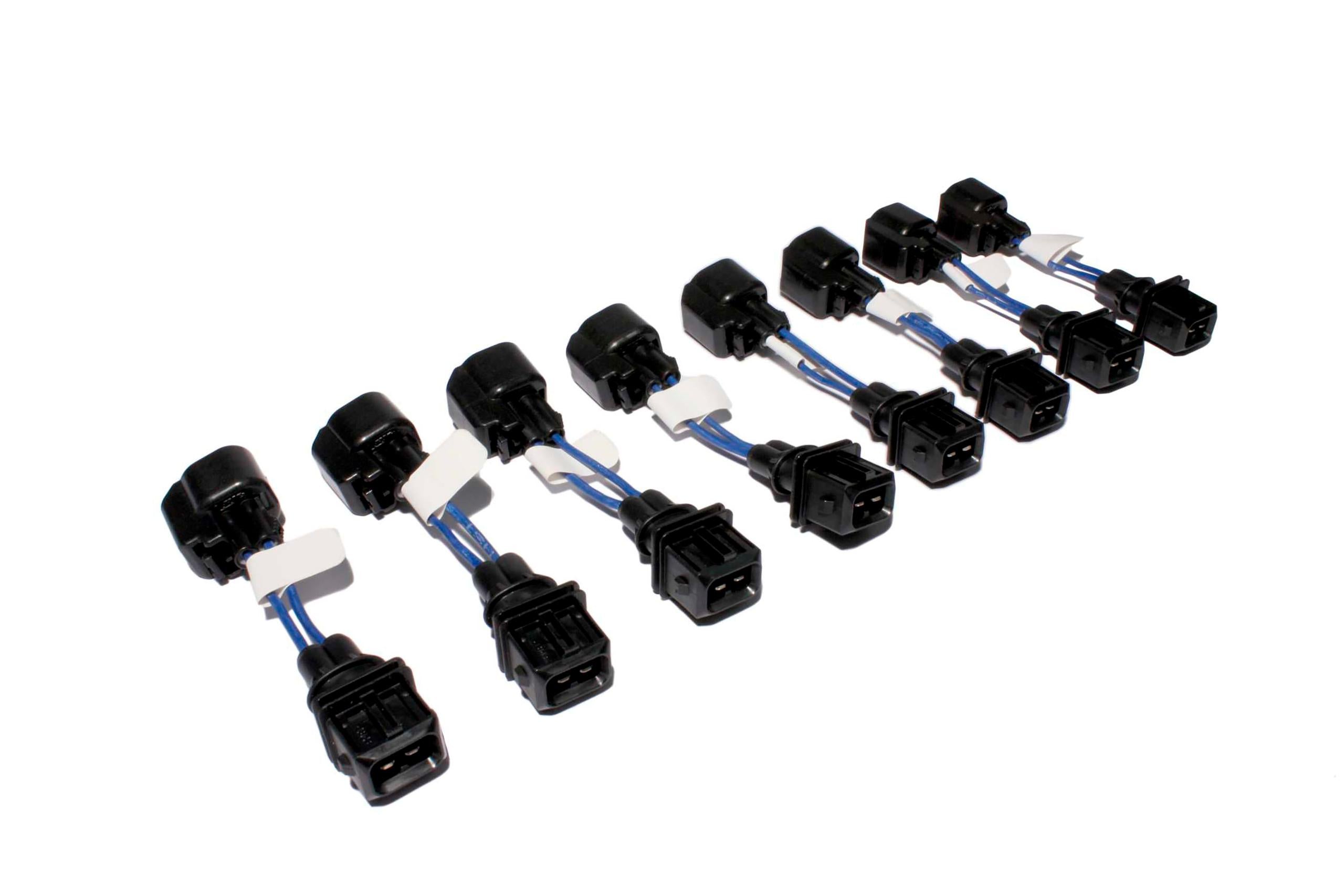 FAST Uscar/Ev6 Injector To Minitimer/Ev1 Injector Harness - Set Of 8 - 170604-8