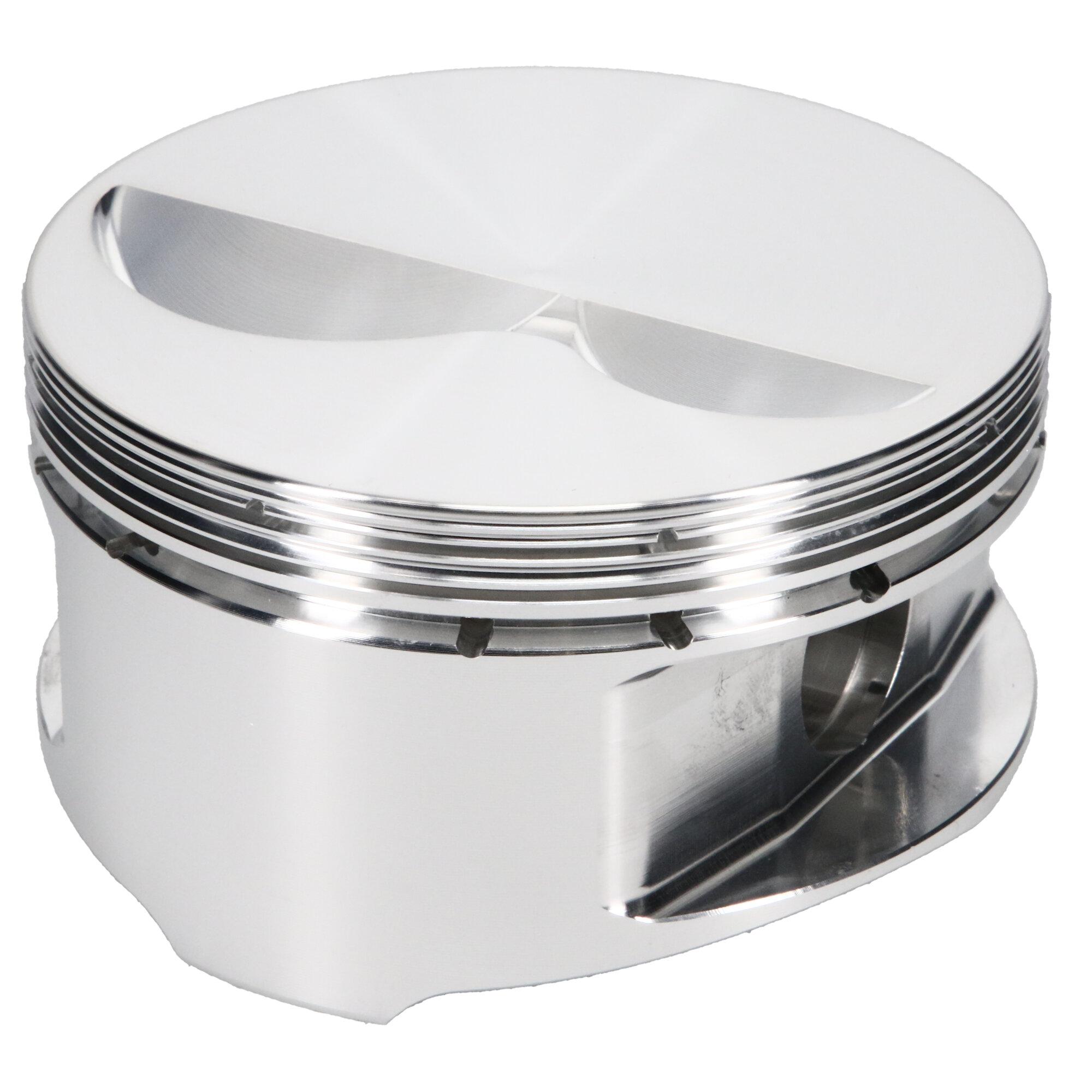 JE Pistons Piston Set, 2618, Flat Top, 4.040 Bore, 1.250 CD, 0.927, Pin Dia, Set of 8. - 170693