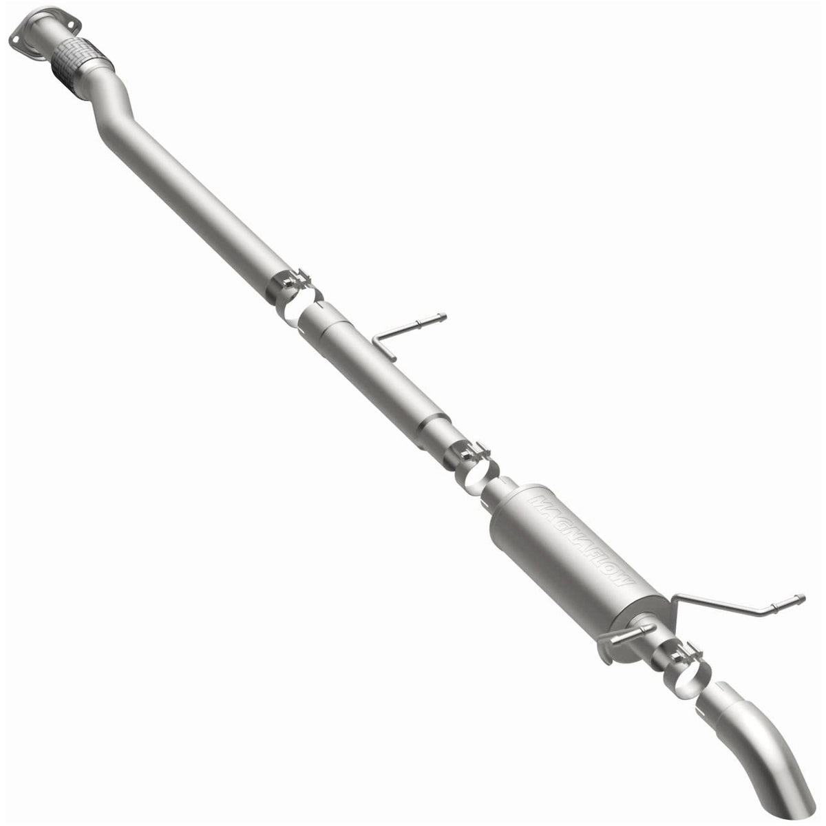 Magnaflow Off Road Pro Series Gas Stainless Cat-Back (2007-2008 Silverado 1500,2007-2008 GMC Sierra 1500) - 17104