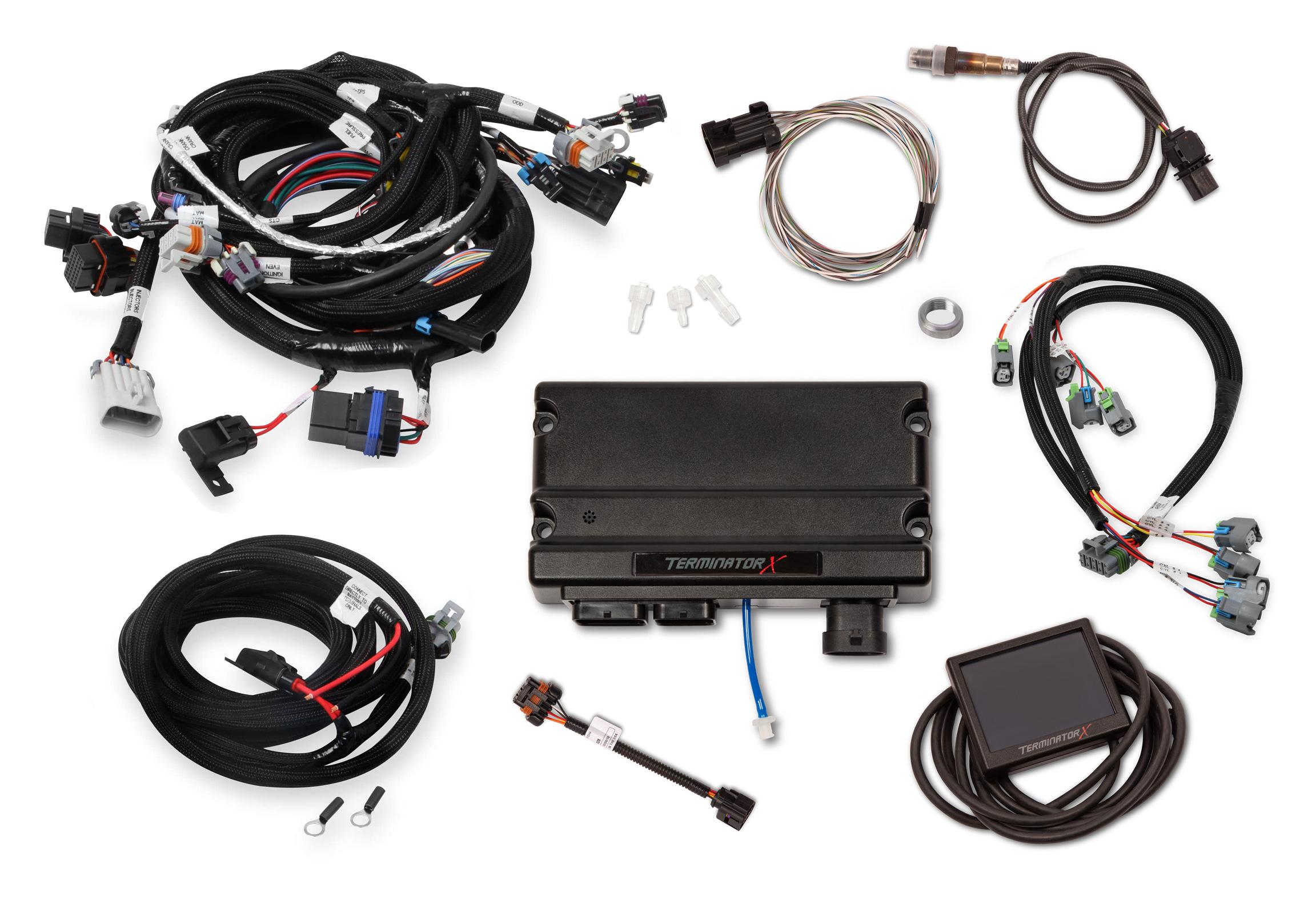 Holley Terminator X 58x/4x EV1 LS MPFI Kit - Without 3.5" Handheld.  - 550-910T