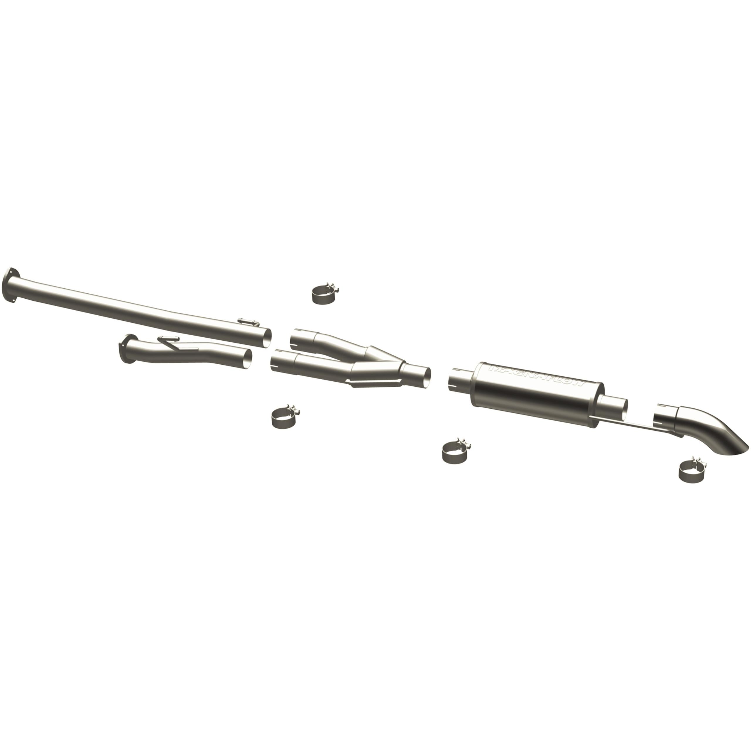 Magnaflow Off Road Pro Series Gas Stainless Cat-Back (2009-2013 Tundra) - 17111