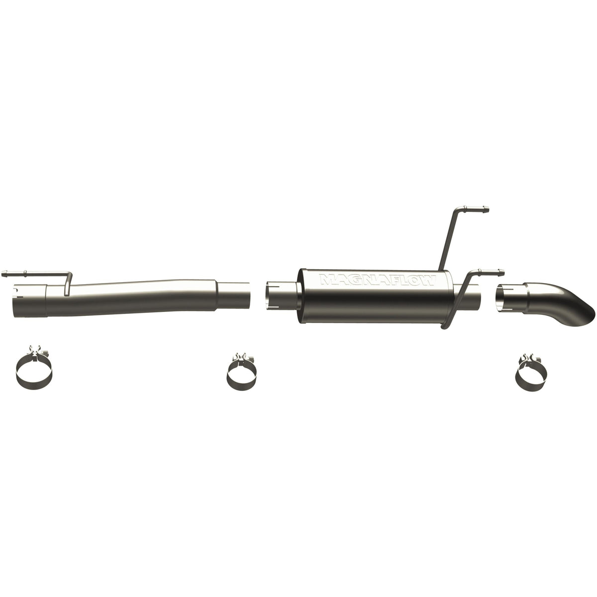Magnaflow Off Road Pro Series Gas Stainless Cat-Back (2006-2007 Ram 1500) - 17117