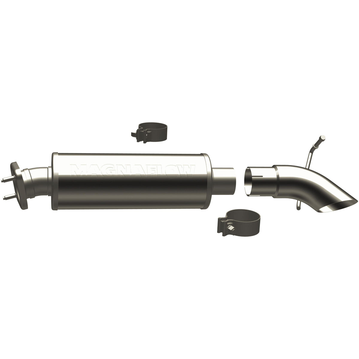Magnaflow Off Road Pro Series Gas Stainless Cat-Back (2000-2006 Wrangler) - 17122