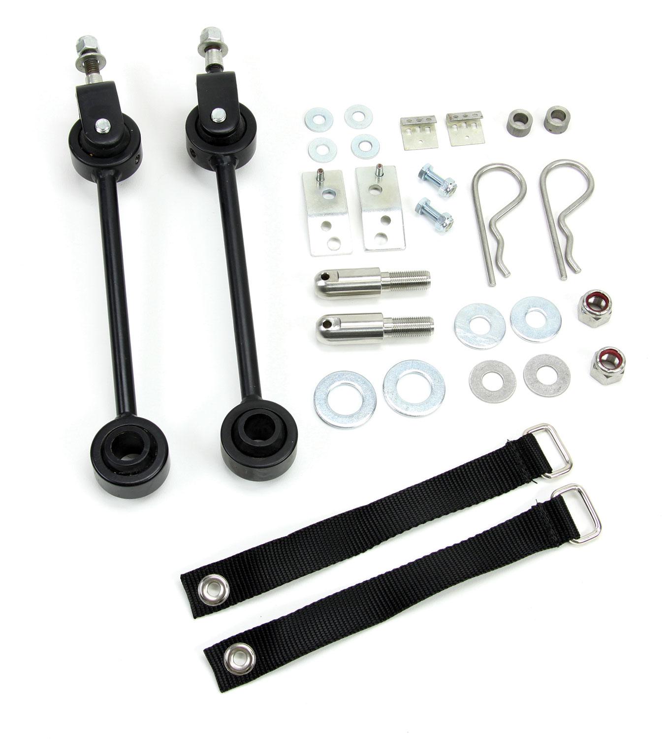 Teraflex 93-98 ZJ Grand Cherokee 84-01 XJ Cherokee 10 Inch Front Sway Bar Quick Disconnect Kit 2-4 Inch Lift - 1713090