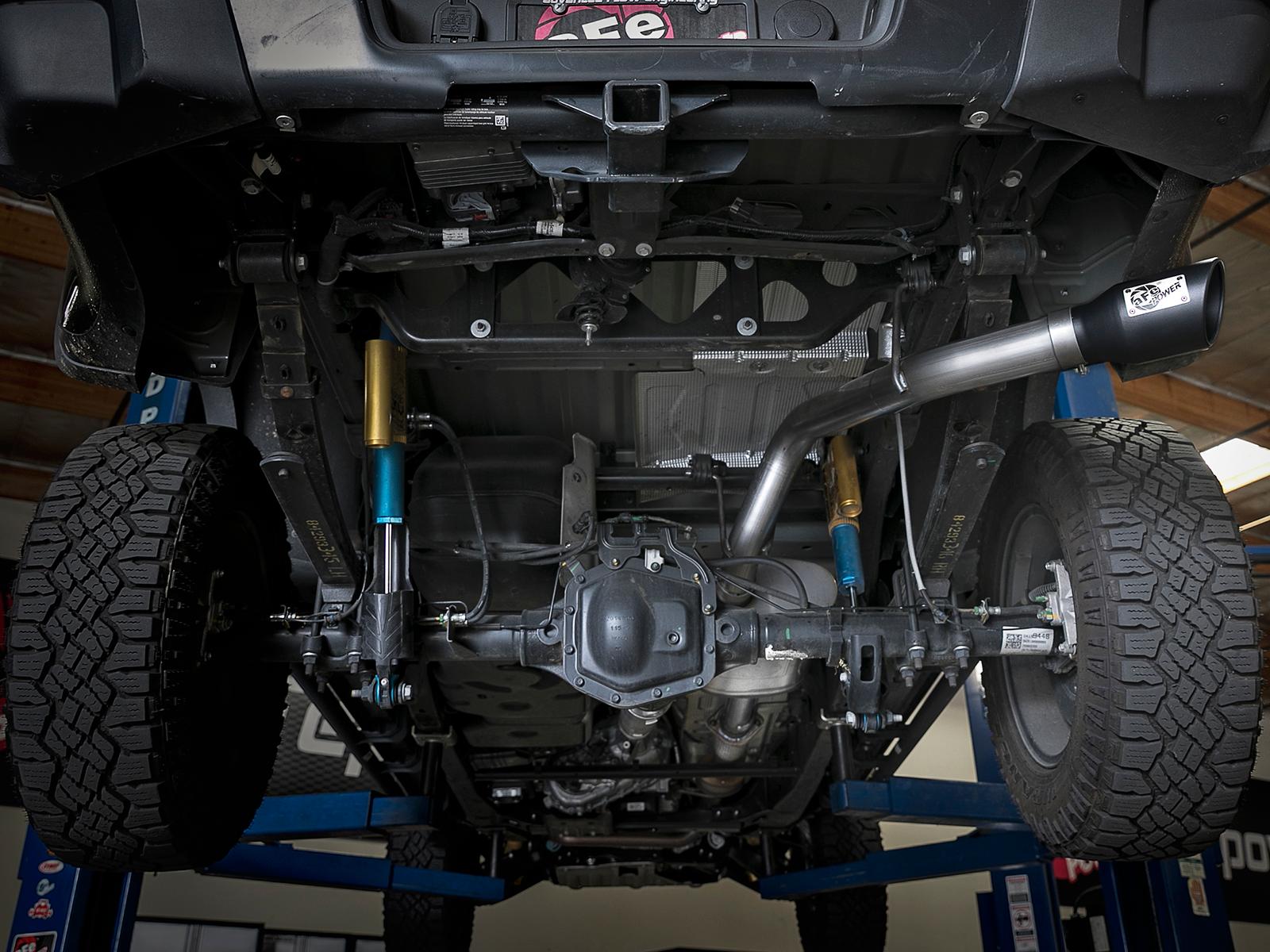AFE MACH Force-Xp Cat-Back Exhaust System w/ Black Tip (2015-2021 Colorado, Colorado, Canyon, Canyon) - 49-44058-B