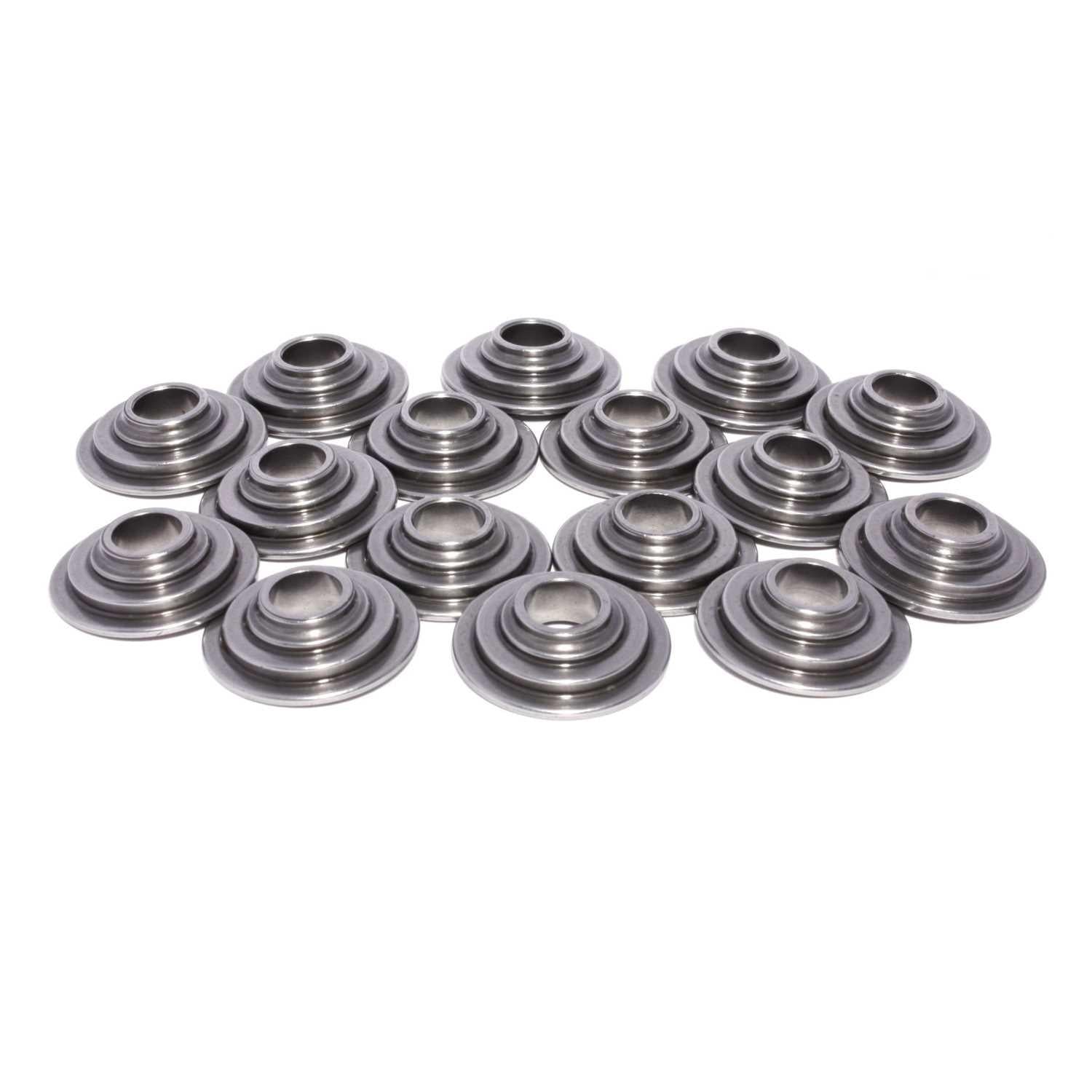 Comp Cams 7 Degree Tool Steel Retainer Set of 16, 8mm Valve w/ 26925 Springs - 1717-16
