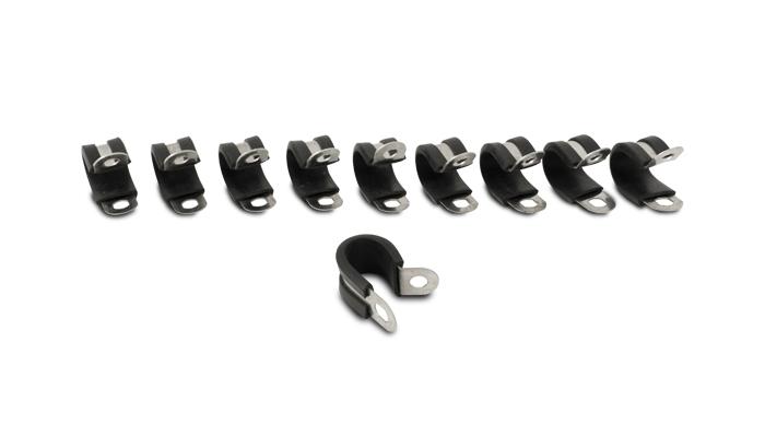 Vibrant Performance Stainless Steel Cushion Clamps For 5/8" Diameter (-10An) Hose - Pack Of 10 - 17193