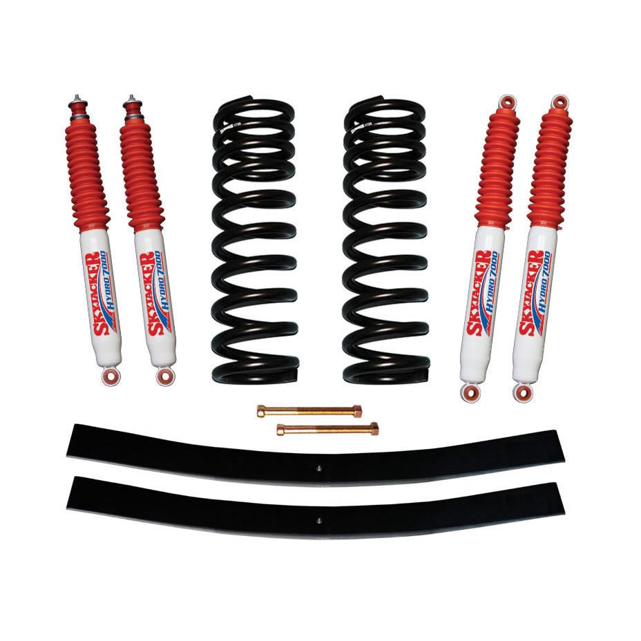 Skyjacker F-100 Suspension Lift Kit 70-72 Ford F-100 w/Shock 1.5-2 Inch Lift Incl. Front Coil Springs Rear Add-A-Leafs - 172EPK-H
