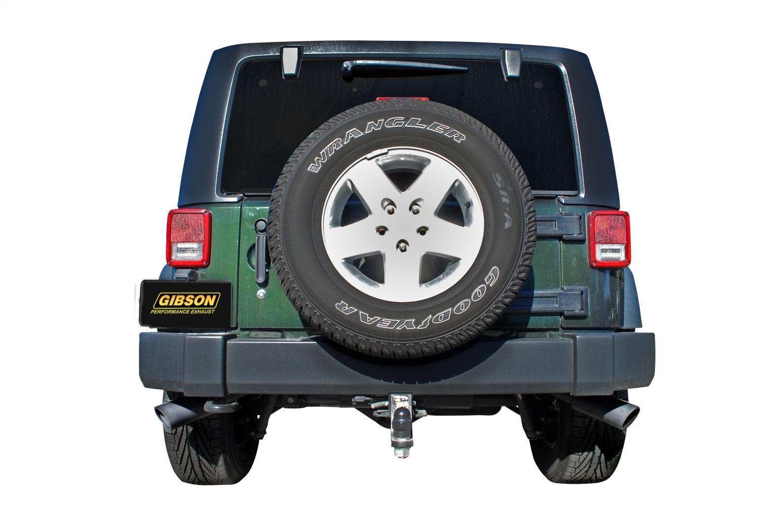 Gibson Exhaust Dual Extreme Exhaust System (2007-2017 Wrangler) - 17306-B