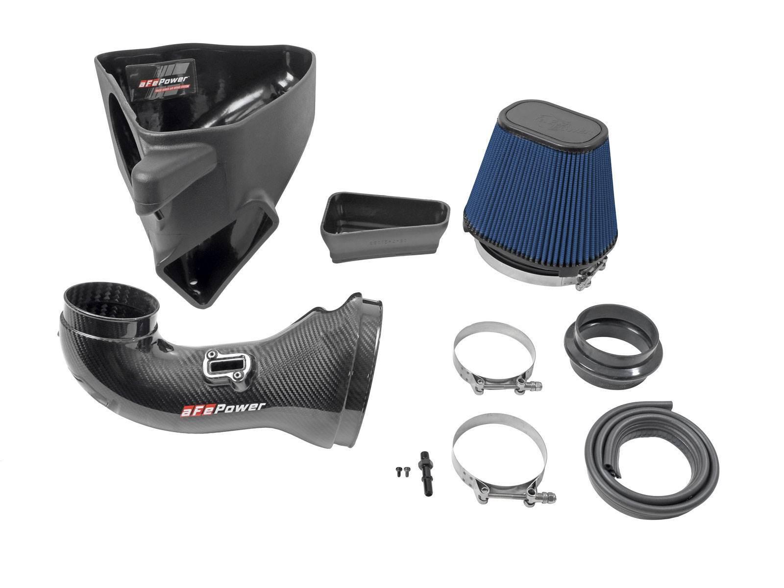 AFE 57-10018R Track Series Carbon Fiber Intake System w/ Pro 5R Media (2017-2021 Chevrolet Camaro ZL1 V8-6.2L SC)