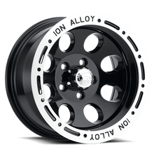 ION Wheels Type 174 15x10 / 5x127 BP / -38mm Offset / 83.82mm Hub Black/Machined Wheel - 174-5173B