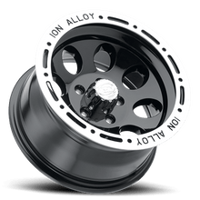 ION Wheels Type 174 15x10 / 5x127 BP / -38mm Offset / 83.82mm Hub Black/Machined Wheel - 174-5173B
