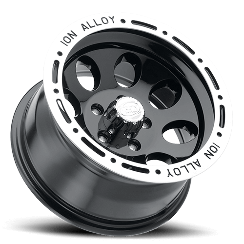 ION Wheels Type 174 15x10 / 5x127 BP / -38mm Offset / 83.82mm Hub Black/Machined Wheel - 174-5173B