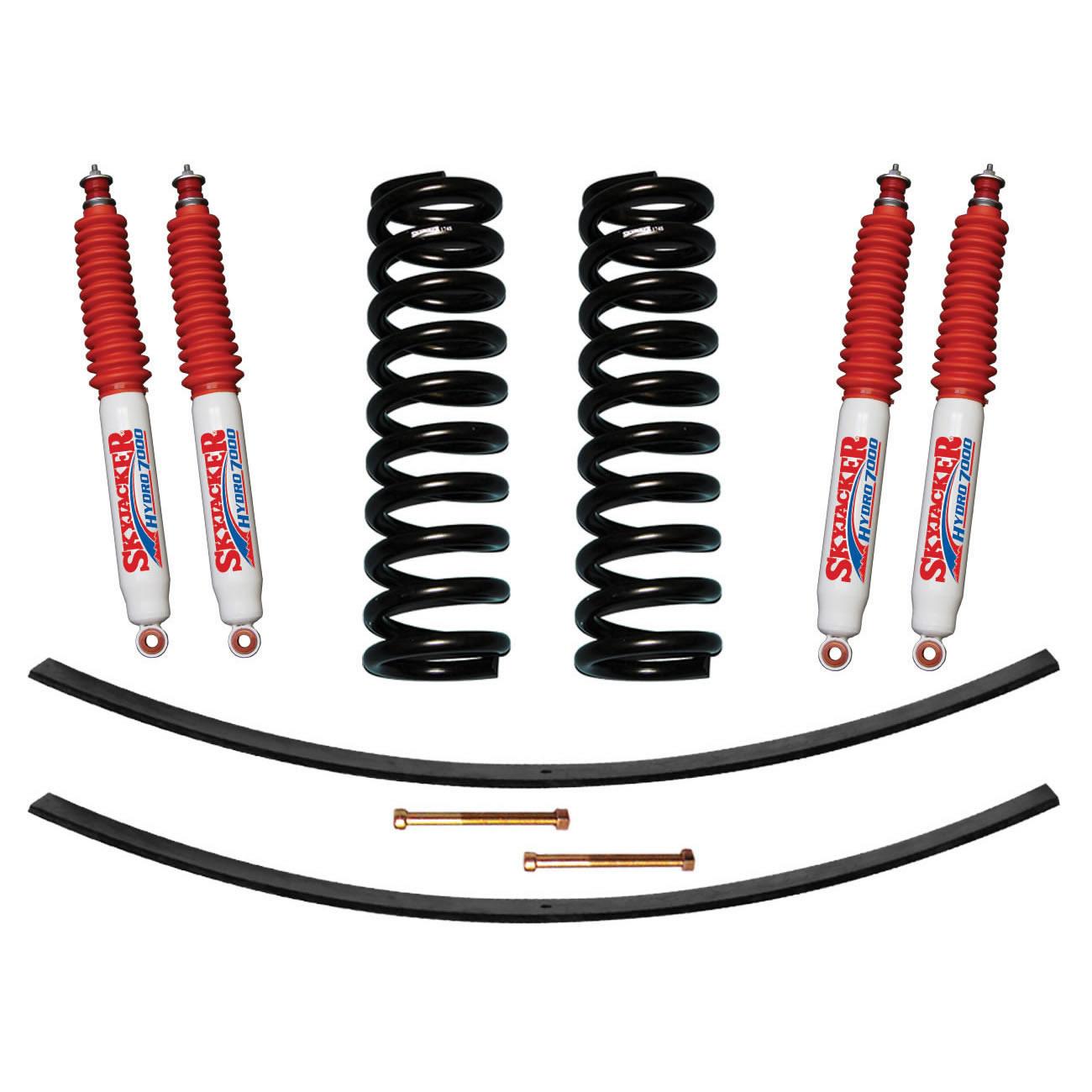 Skyjacker F-100/F-150 Suspension Lift Kit 73-75 F-100 77-79 F-150 w/Shock 4 Inch Lift Incl. Front Coil Springs Rear Add-A-Leafs - 174PK-H