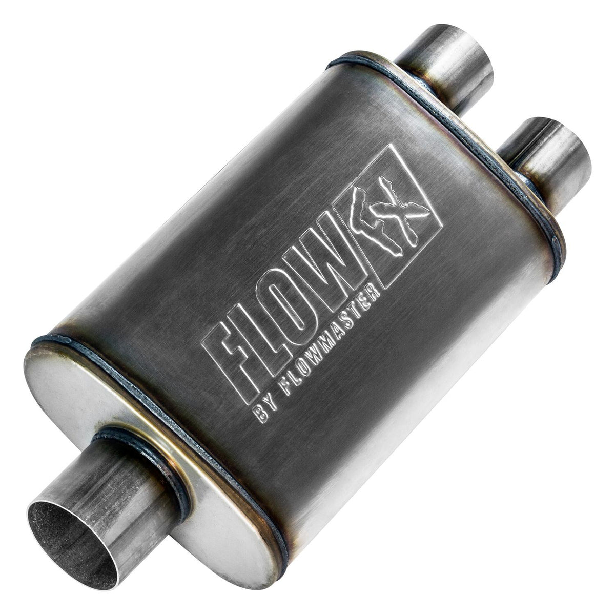 Flowmaster FlowFX Muffler 409S - 3.00 Center In/ 2.50 Dual Out - Moderate Sound