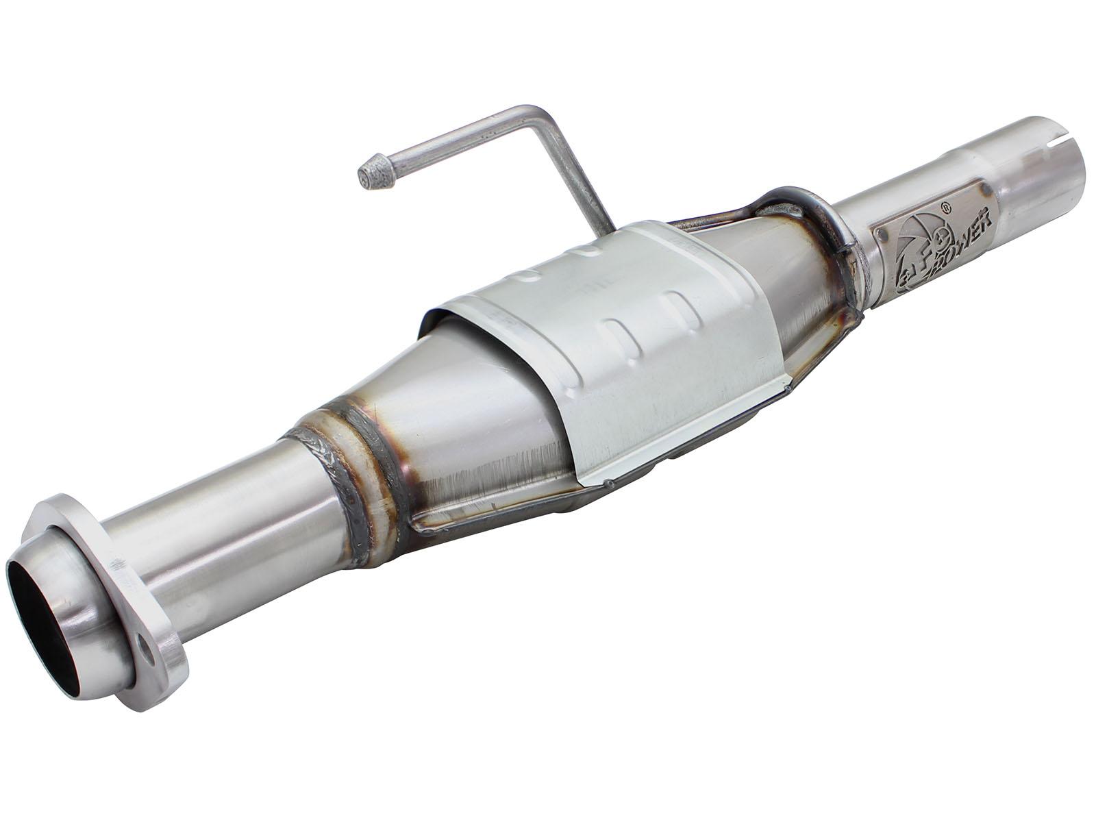 aFe POWER Direct Fit 409 Stainless Steel Rear Catalytic Converter (2004-2006 Wrangler, Wrangler, Wrangler, Wrangler, Wrangler, Wrangler, TJ, TJ, TJ) - 47-48004