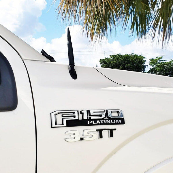 UPR 1750-32 50 Caliber Bullet Billet Antenna - Black (1994-2025 Ford Trucks / 21+ Ford Bronco / Dodge Ram Trucks)