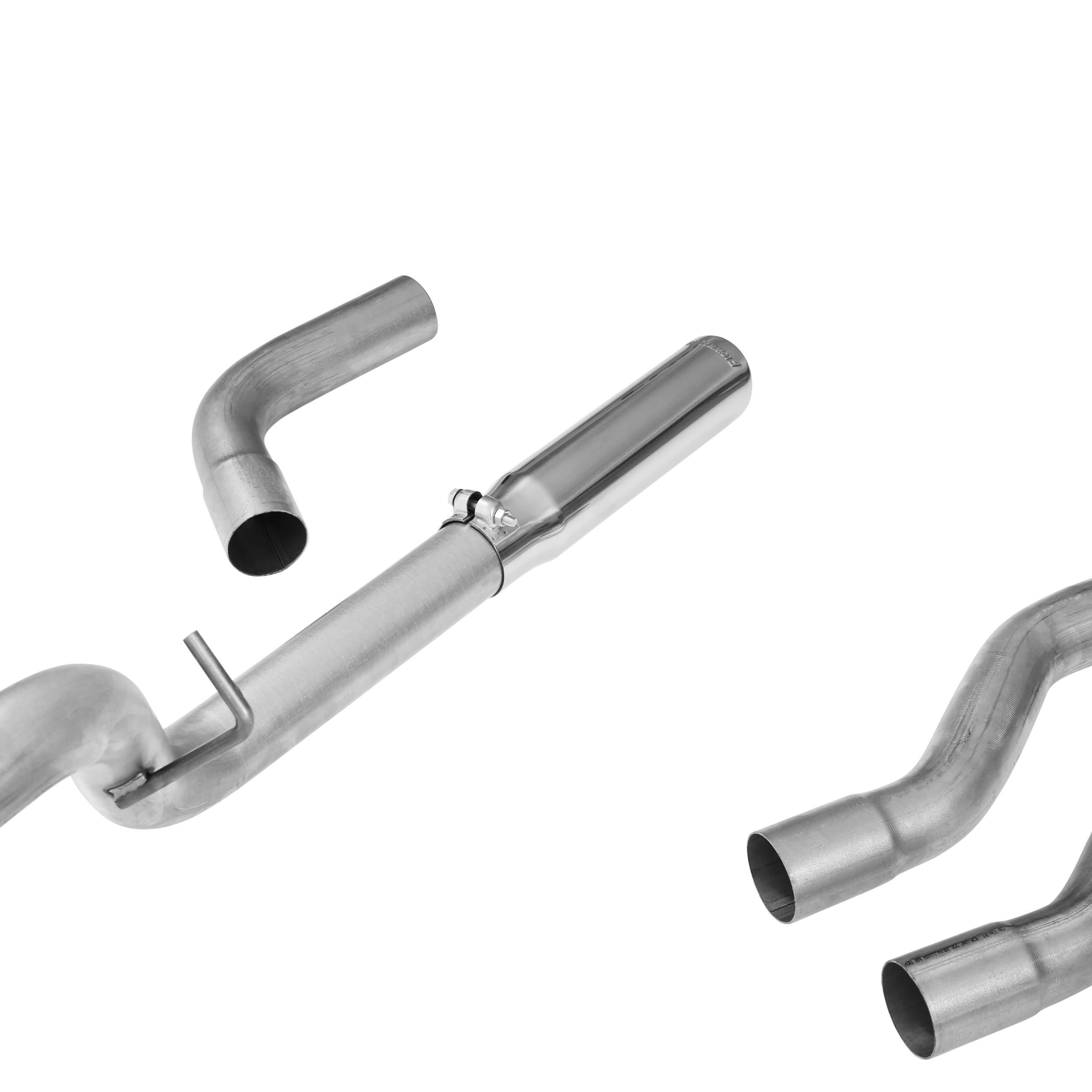 Flowmaster Cat-back System - Dual Rear/Side Exit - American Thunder - Moderate Sound