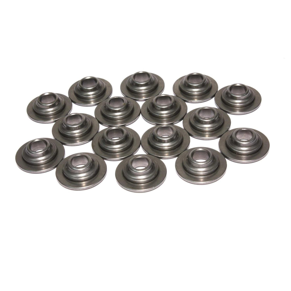 Comp Cams 10 Degree Tool Steel Retainer Set of 16 for All Valves w/ 26056 Springs - 1756-16