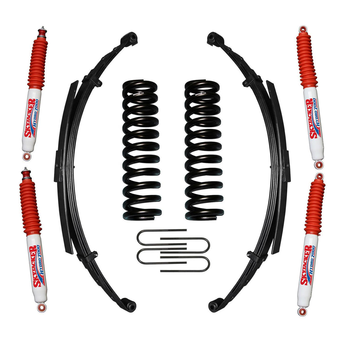 Skyjacker Bronco Suspension Lift Kit 78-79 Bronco w/Shock 6 Inch Lift Incl. Front/Rear Springs Rear U Bolt Kit - 176BKS-H
