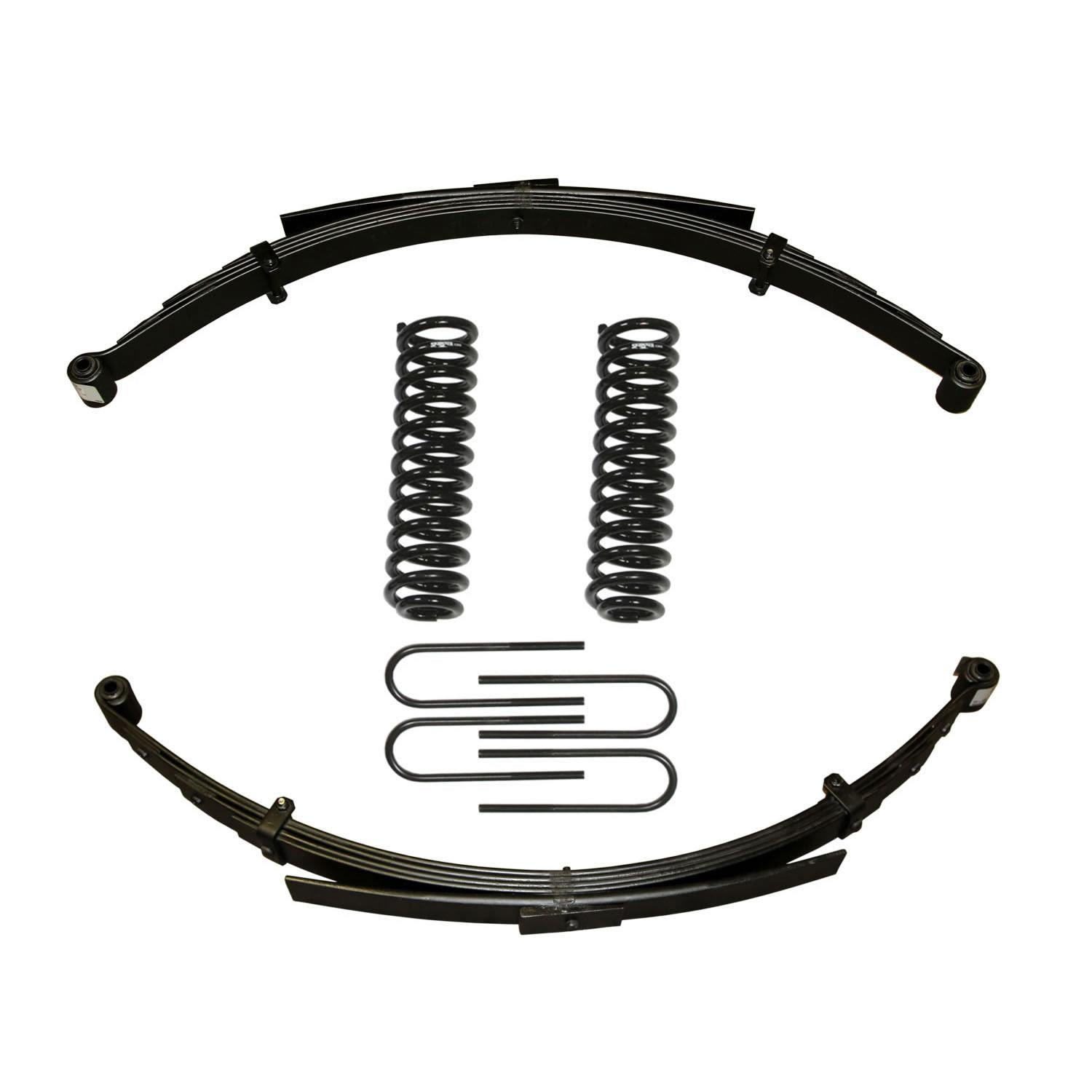 Skyjacker Bronco Lift Kit 6 Inch Lift 68-77 Bronco Includes Coil Springs Leaf Springs Rear U Bolt Kit - 176EBKS