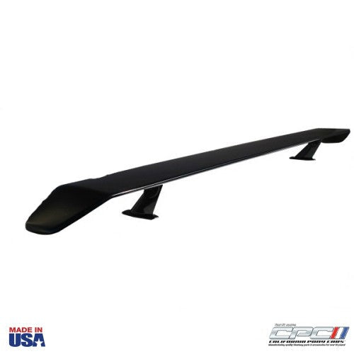California Pony Cars Premium Concours Correct 1969-1970 Mustang Fiberglass Rear Deck Spoiler, Pedestal Kit Included - BOD-690-219