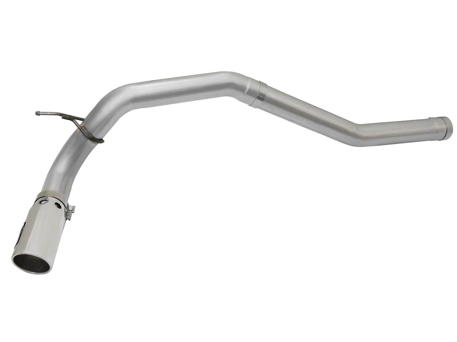 AFE Large Bore-HD 4 IN DPF-Back Stainless Steel Exhaust System w/Polished Tip (2016-2019 Titan XD) - 49-46113-P