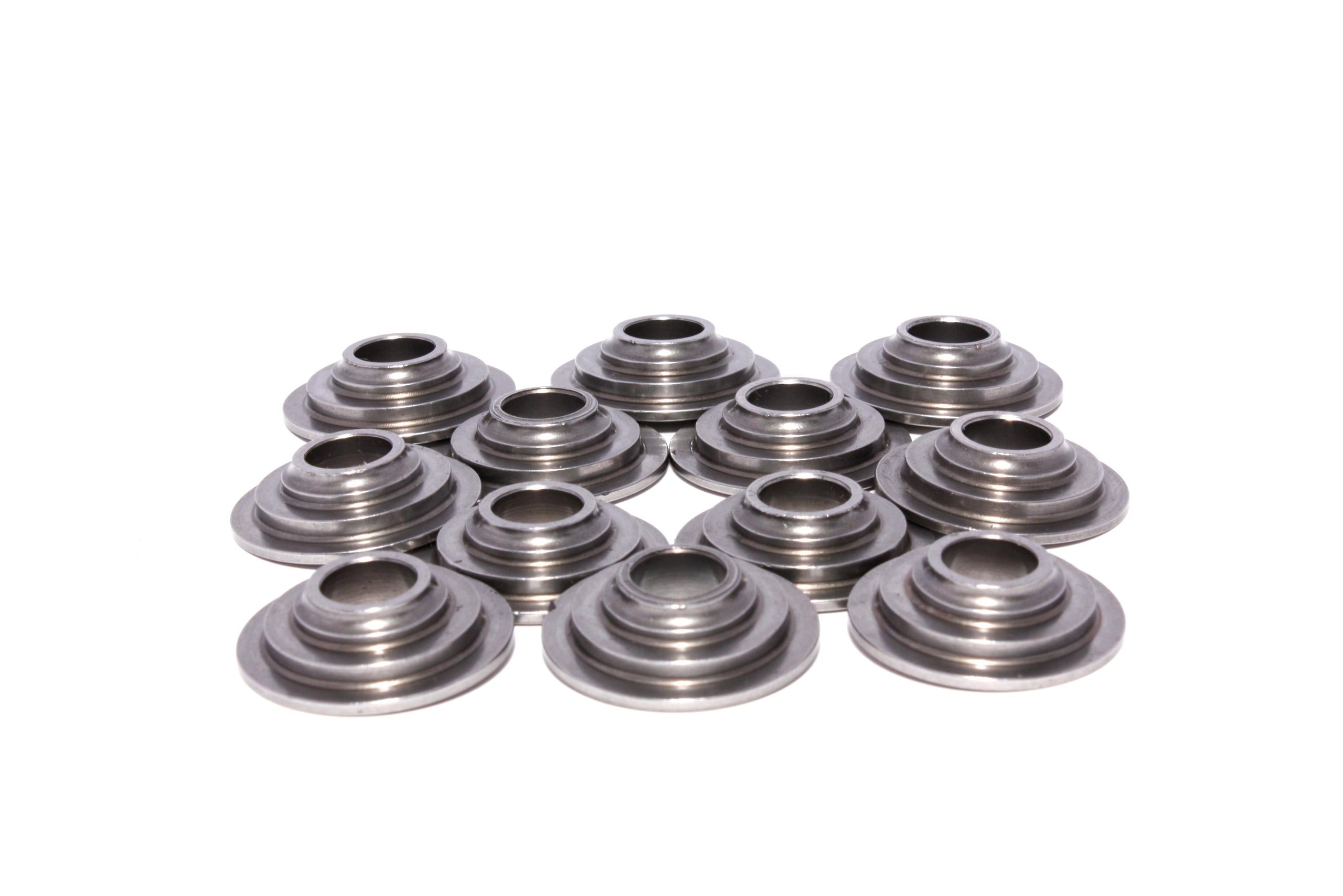 Comp Cams 7 Tool Steel Retainer Set of 12, 11/32" Valve w/ 26926 Springs in Non-LS Engine - 1777-12