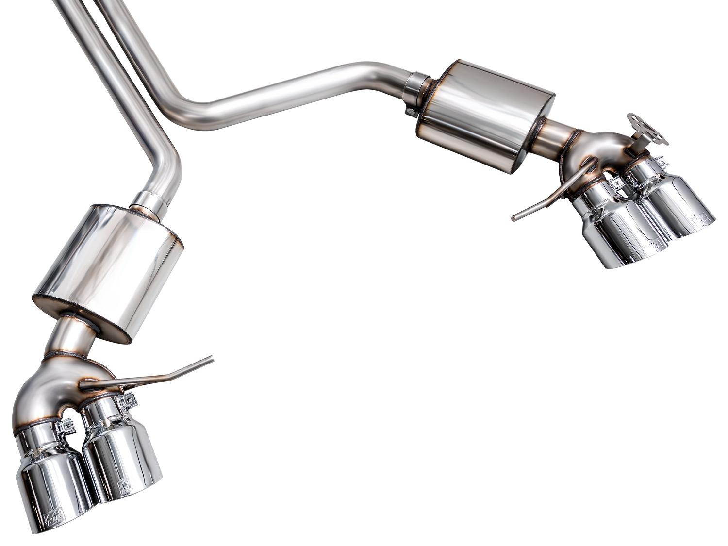 AWE Touring Edition Exhaust for '19-'21 Porsche Macan 3.0T/2.9TT - Chrome Silver - 3015-42951