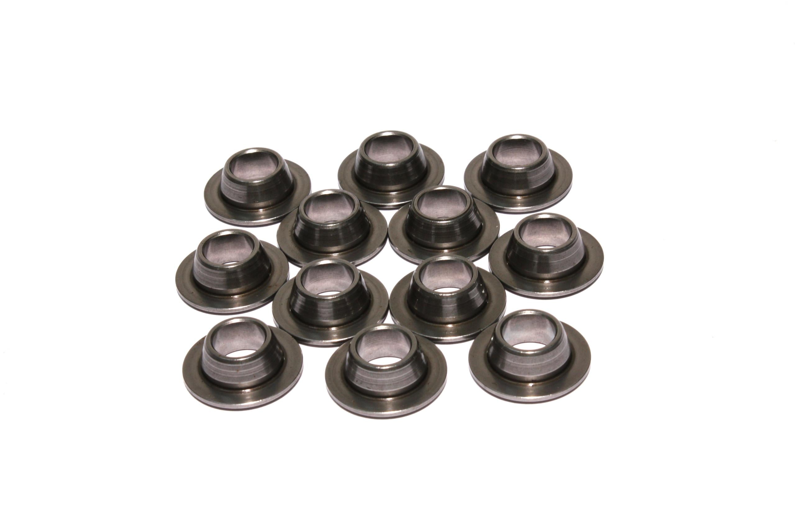 Comp Cams 10 Degree Tool Steel Retainer Set of 12 for All Valves w/ 1.095" O.D. Springs - 1795-12