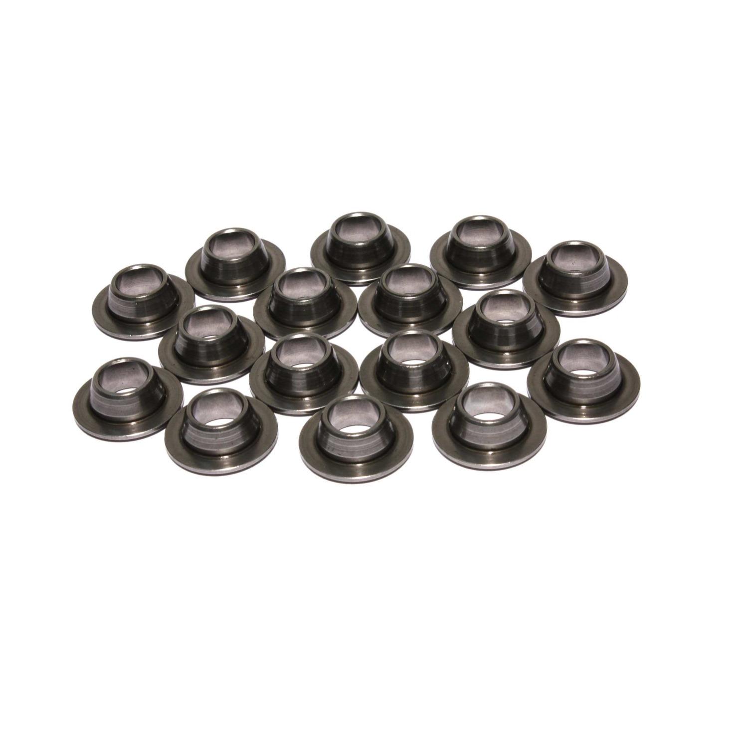 Comp Cams 10 Degree Tool Steel Retainer Set of 16 for All Valves w/ 1.095" O.D. Springs - 1795-16