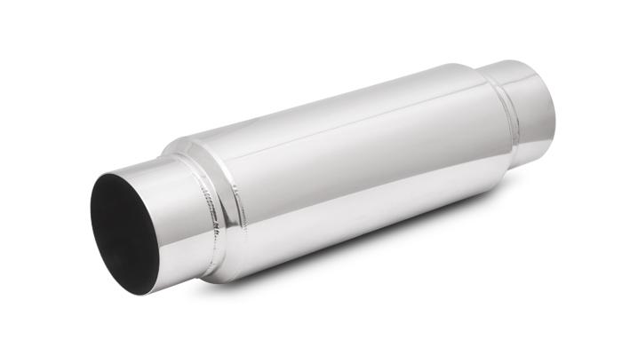 Vibrant Performance Large Diameter Bottle Style Resonator, 3" Inlet/Outlet X 18" Long - 17950