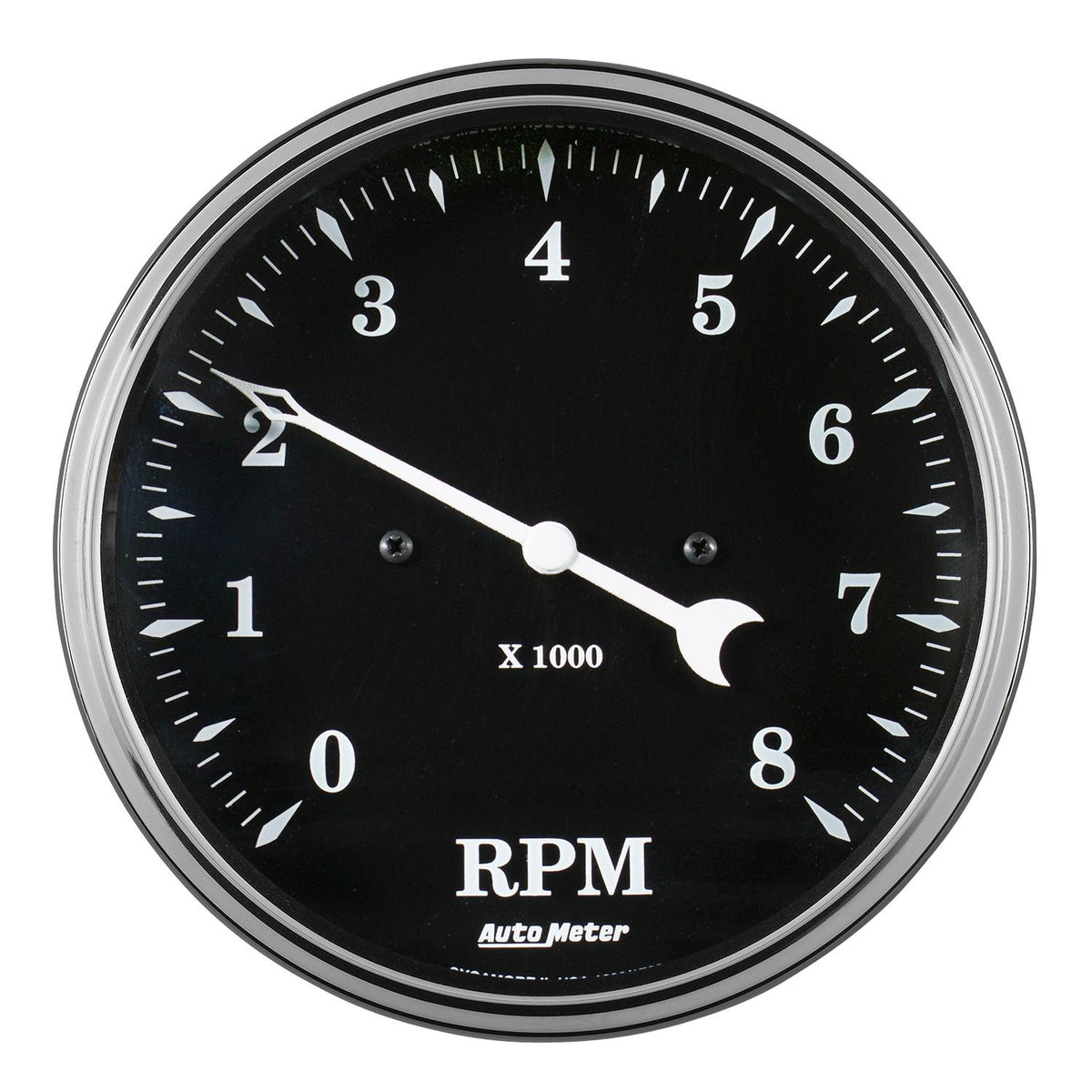 Auto Meter 5" TACHOMETER, 8K RPM, IN-DASH, OLD TYME BLACK - 1799