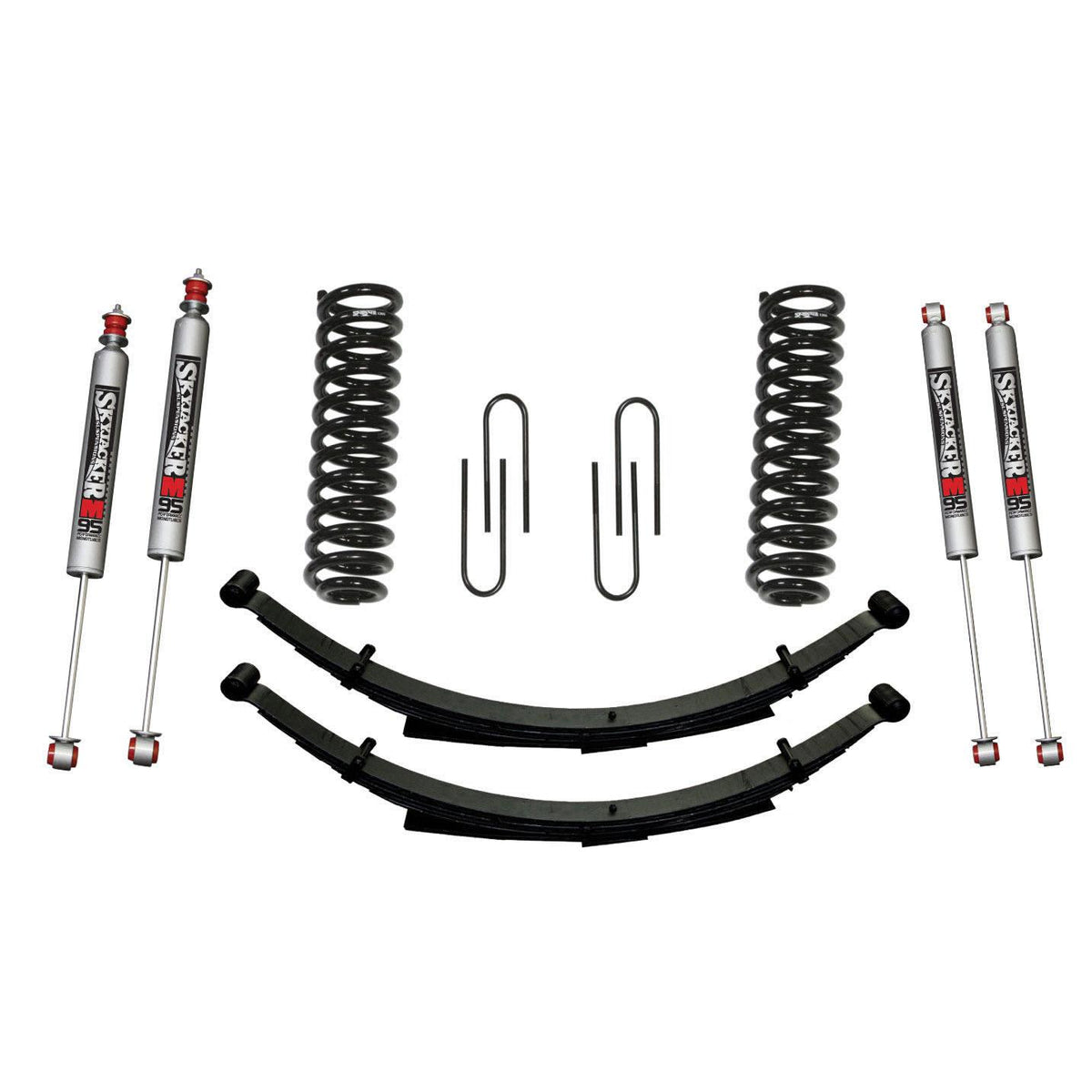 Skyjacker Bronco Suspension Lift Kit 78-79 Bronco w/Shock M95 Performance Shocks 9 Inch Lift Incl. Front/Rear Springs Rear U Bolt Kit - 179BKS-M