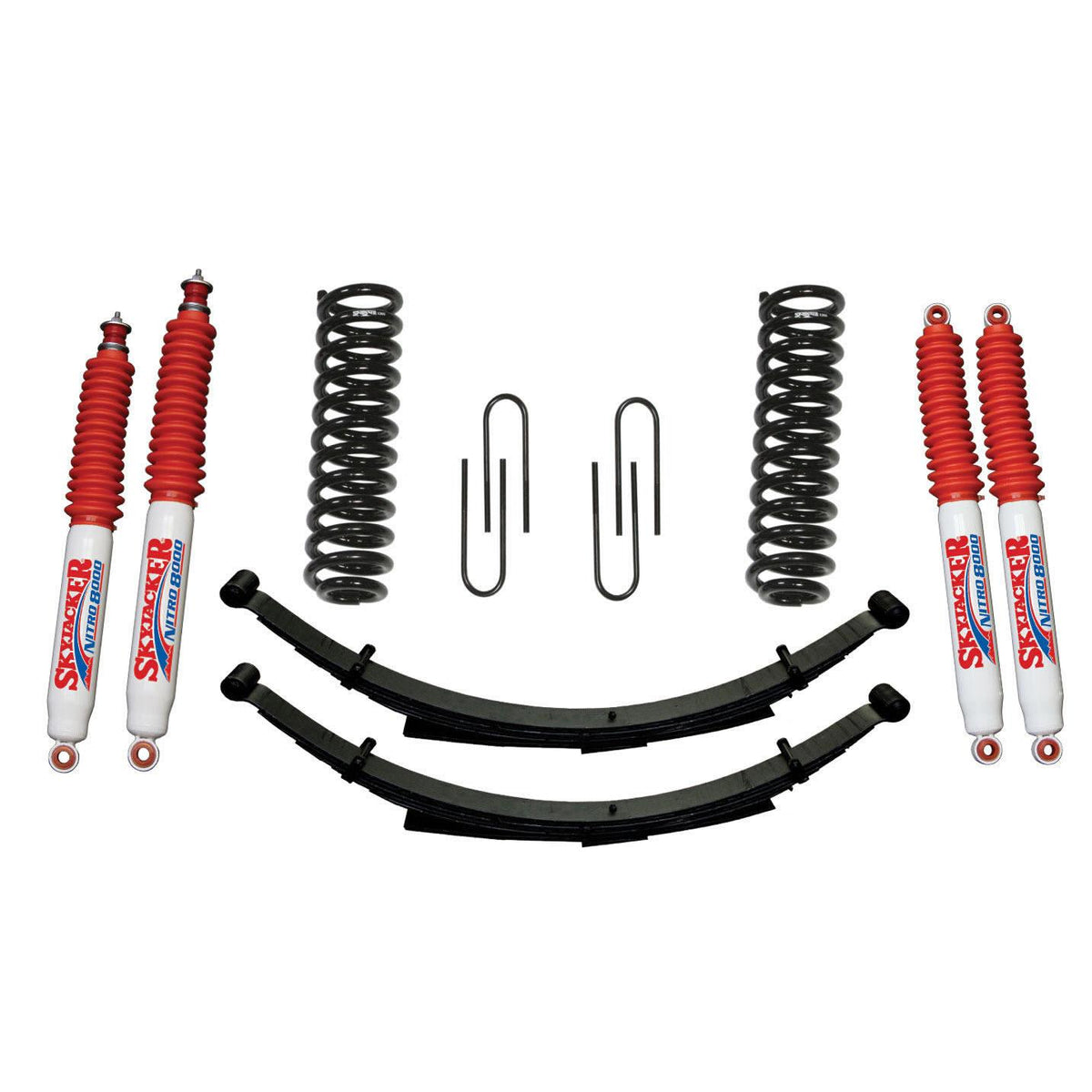 Skyjacker Bronco Suspension Lift Kit 78-79 Bronco  w/Shock Nitro Shocks 9 Inch Lift Incl. Front/Rear Springs Rear U Bolt Kit - 179BKS-N