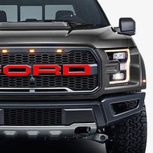 Anchor Room Front Grille Letter Overlays (2017-2020 Raptor) - Gloss Black - 17FR_FGL_
