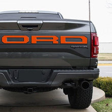 Anchor Room Tailgate Letter Overlays (2017-2020 Raptor) - Competition Orange - 17FR_TGL_CO