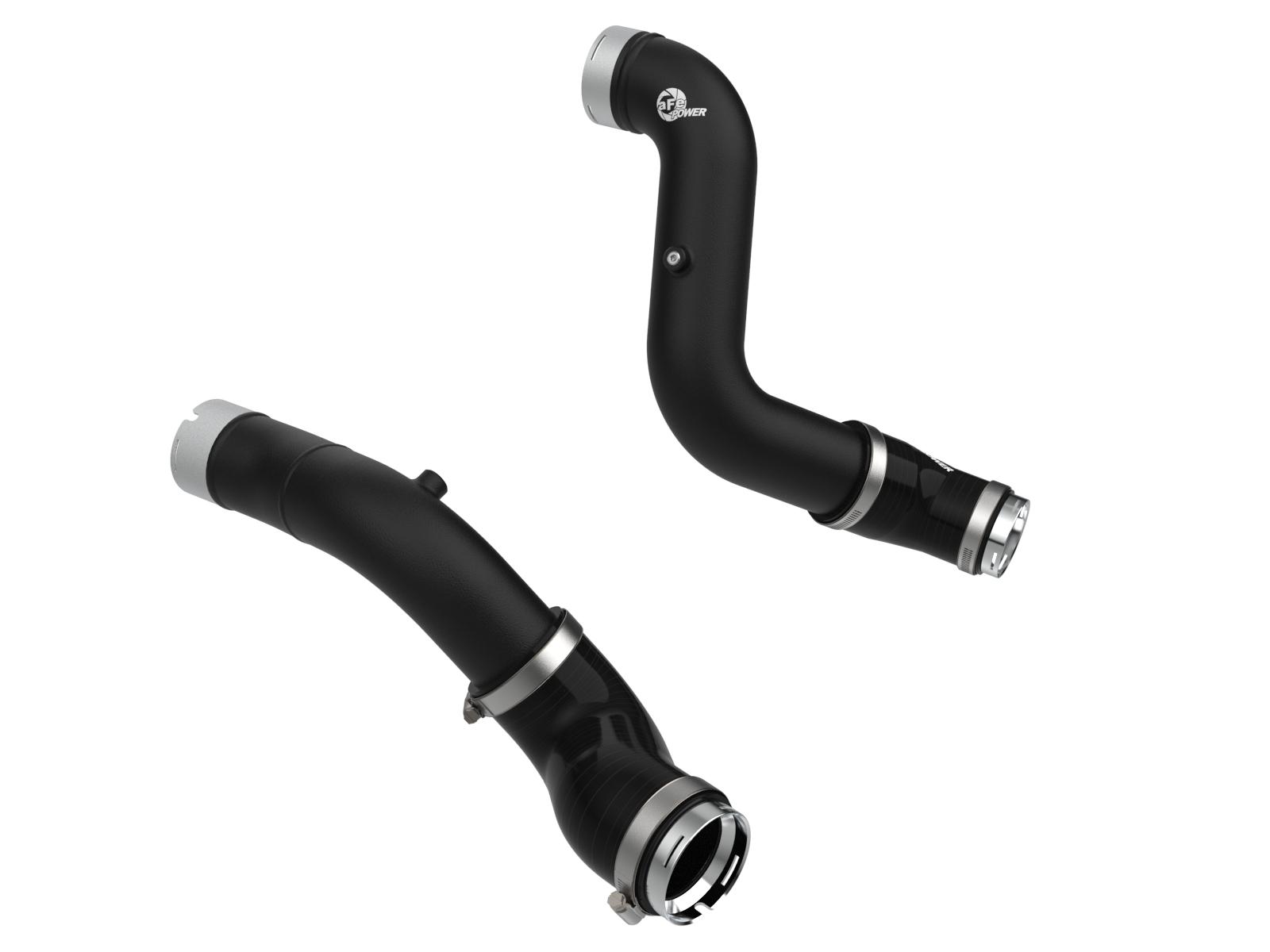 AFE BladeRunner 2-1/2 IN & 3 IN Aluminum Hot and Cold Charge Pipe Kit Black (2023-2025 Colorado , Canyon) - 46-20744-B