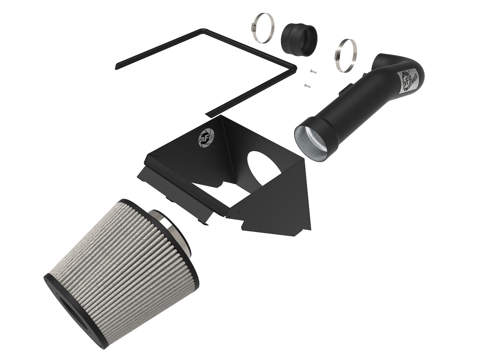 AFE Magnum FORCE Stage-2 Cold Air Intake System w/ Pro DRY S Media (2014-2019 GM Silverado/Sierra 1500 , 2015-2020 Tahoe/Suburban/Yukon/XL/Escalade V8-5.3L/6.2L) - 51-32332