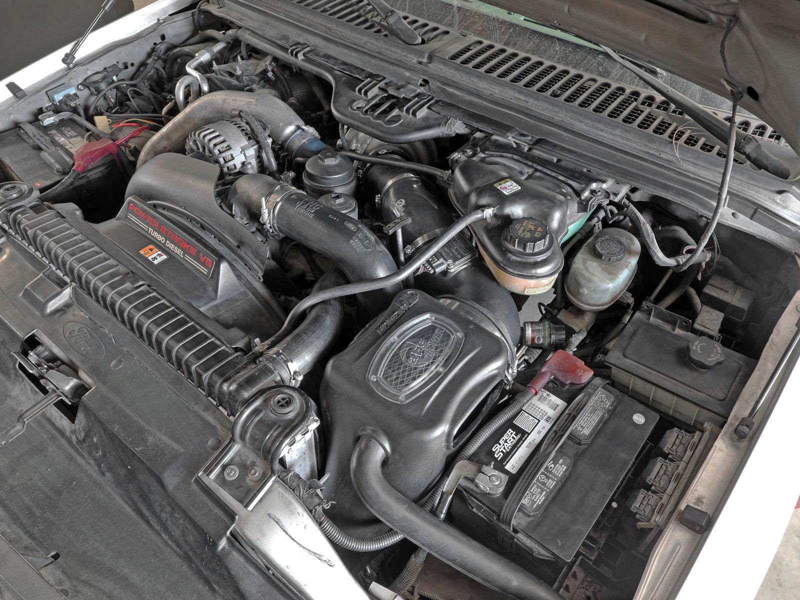 AFE Momentum HD Cold Air Intake System w/ Pro DRY S Media (2003-2007 F-250 Super Duty, F-350 Super Duty, F-450 Super Duty, F-550 Super Duty) - 51-73003
