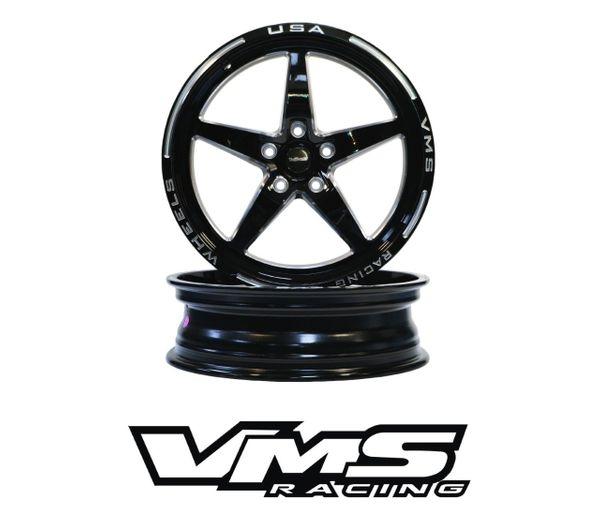 VMS Racing VWST013 17 x 10" Rear Street Drag Race Wheel (2005-2023 Mustang / 2024+ Mustang Non PP & Dark Horse)