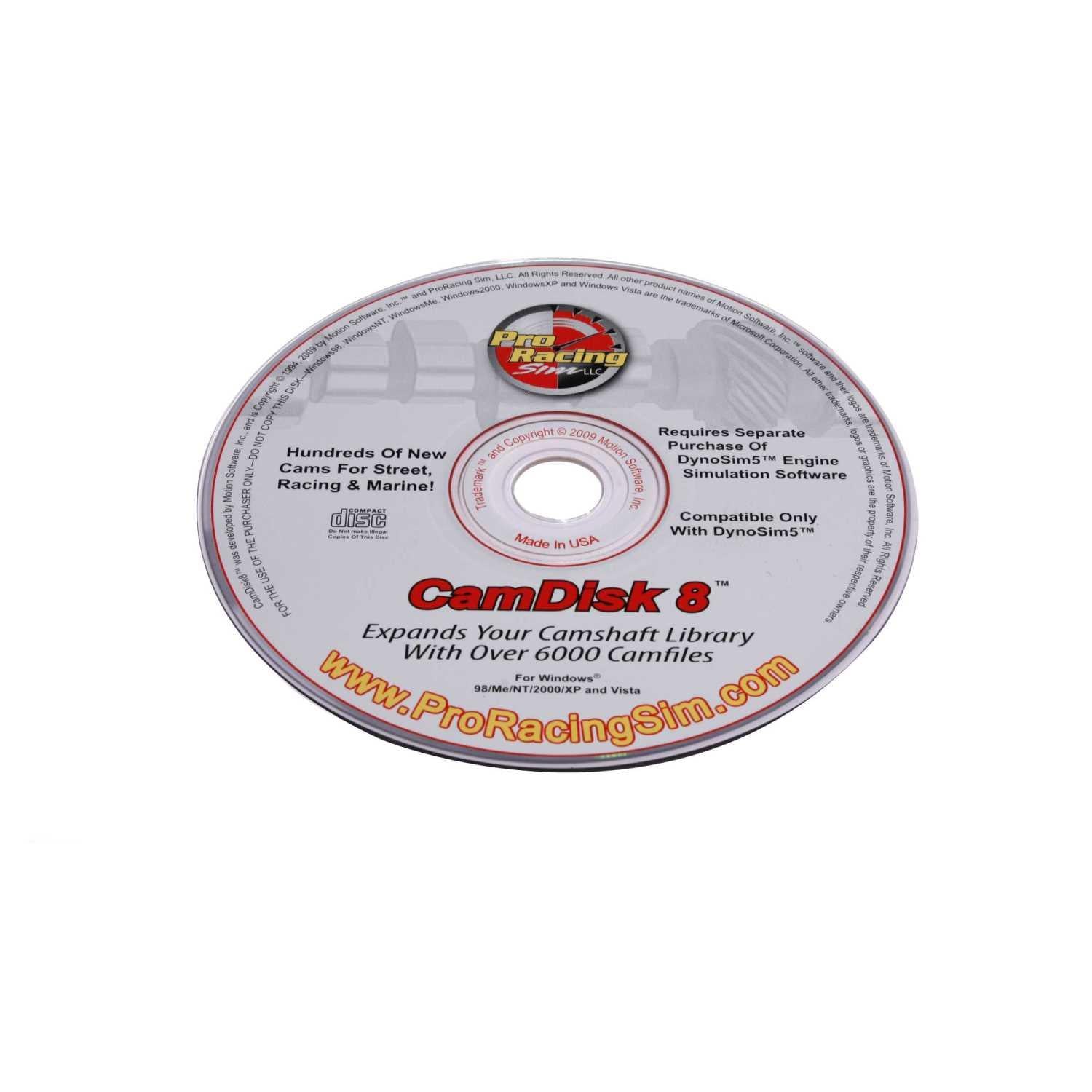 Comp Cams CamDisk8 Expansion Software - 180908