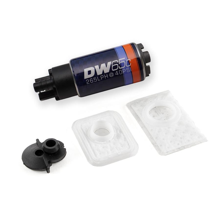 DeatschWerks 265lph compact fuel pump w/ 9-1051 install kit (1997-2004 Wrangler) - 9-651-1051