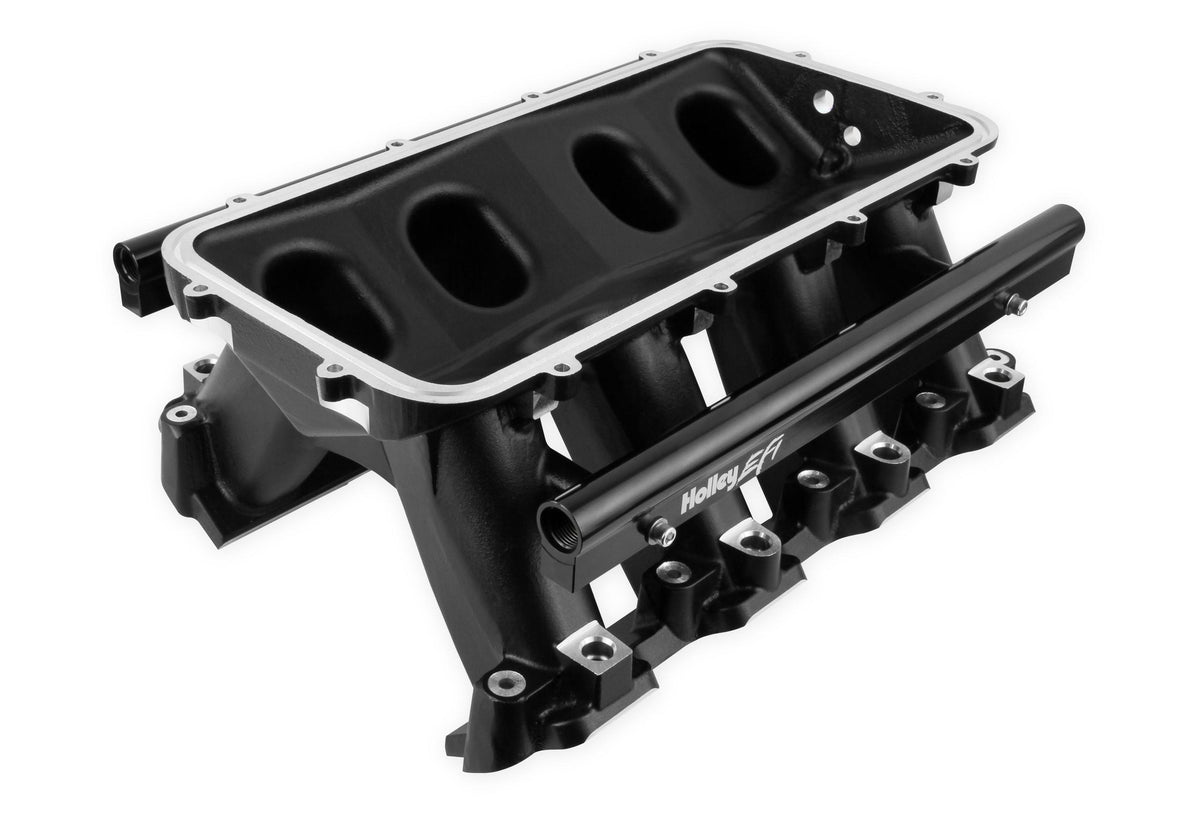 Holley Ls7 Hi-Ram, Im Efi, Base Only, Black  - 300-229BK