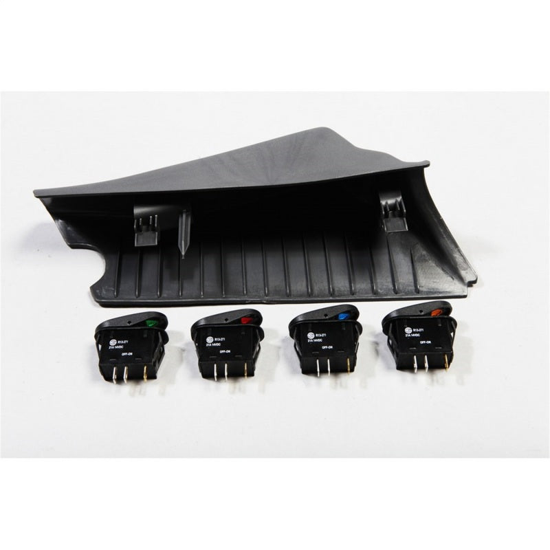 Rugged Ridge Switch Pod Kit A-Pillar Black Lhd; 07-10 Jeep Wrangler Jk - 17235.86