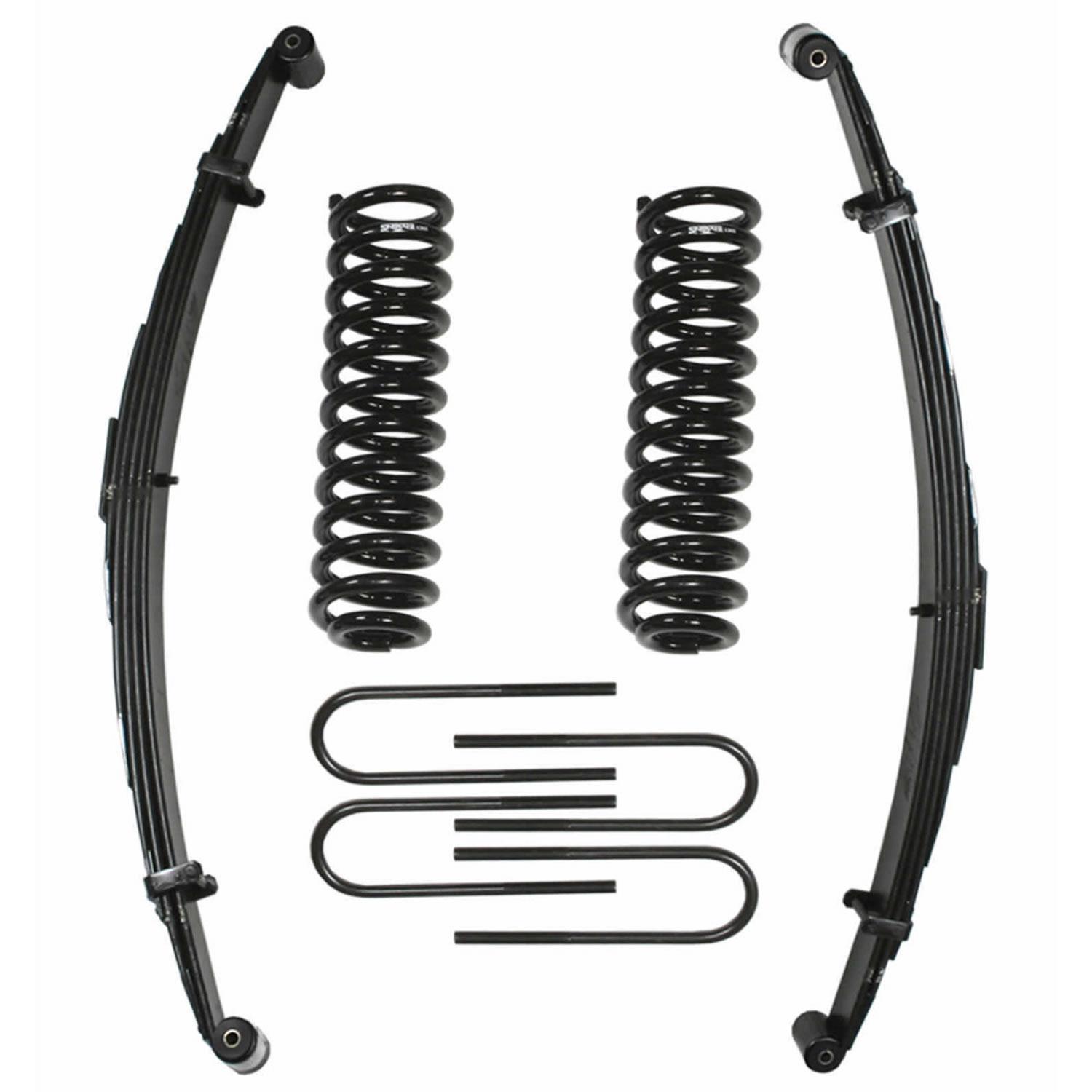Skyjacker Bronco Lift Kit 1.5-2 Inch Lift 80-96 Bronco Includes Front/Rear Springs Rear U Bolt Kit - 182BKS