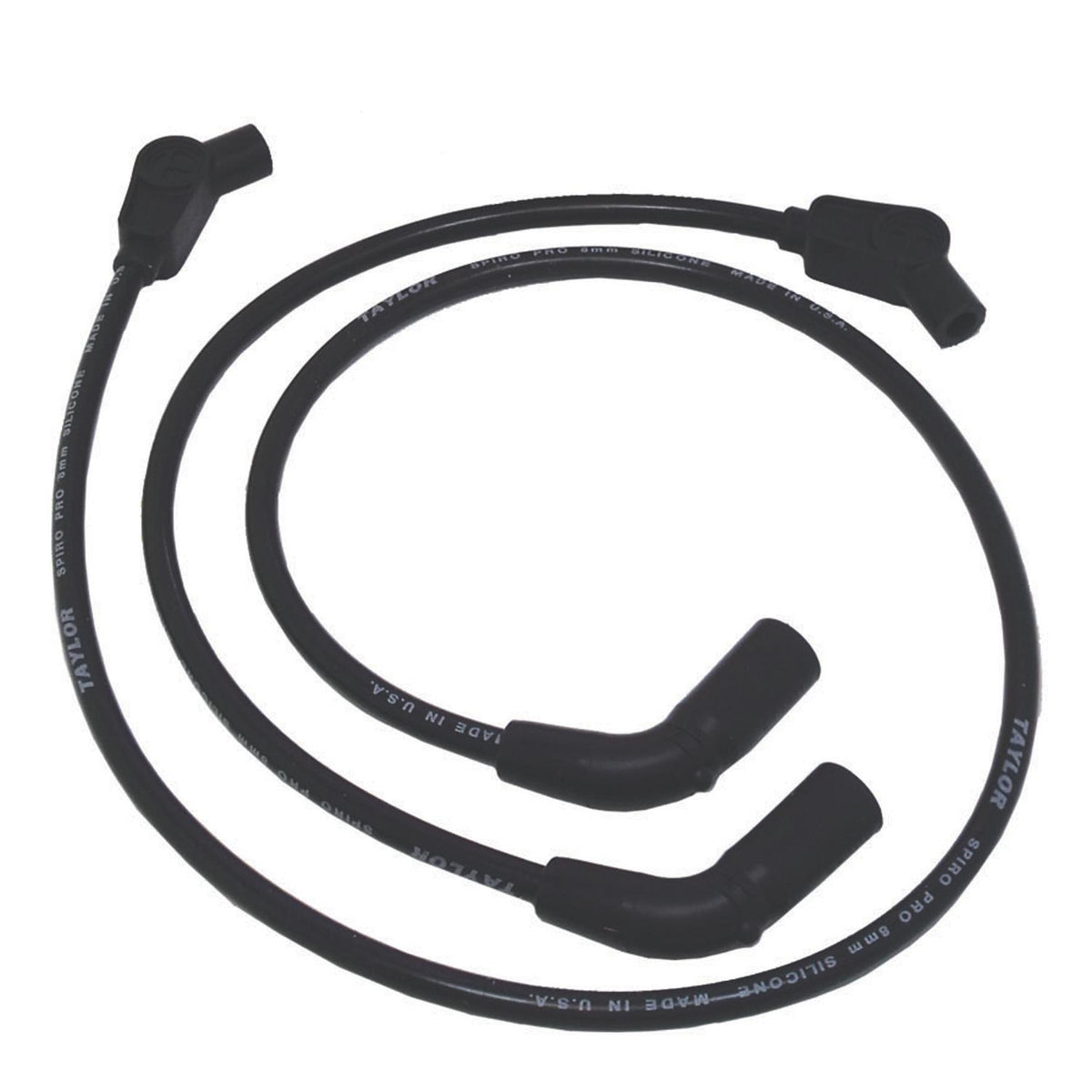 TAYLOR CABLE 8mm Spiro-Pro black 35/17in custom MC 135 Spark Plug Wires - 10036